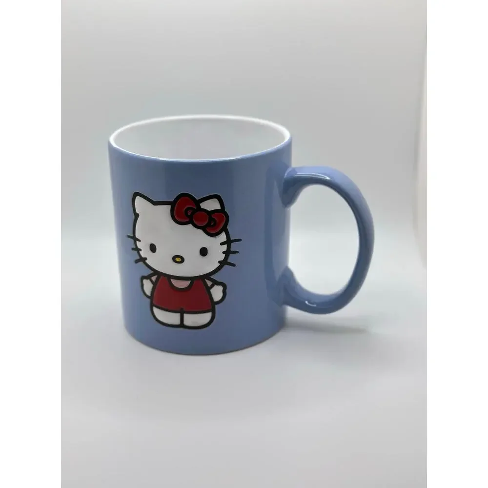 Hello Kitty Blue Mug with Red Bow, Hello Kitty Mug